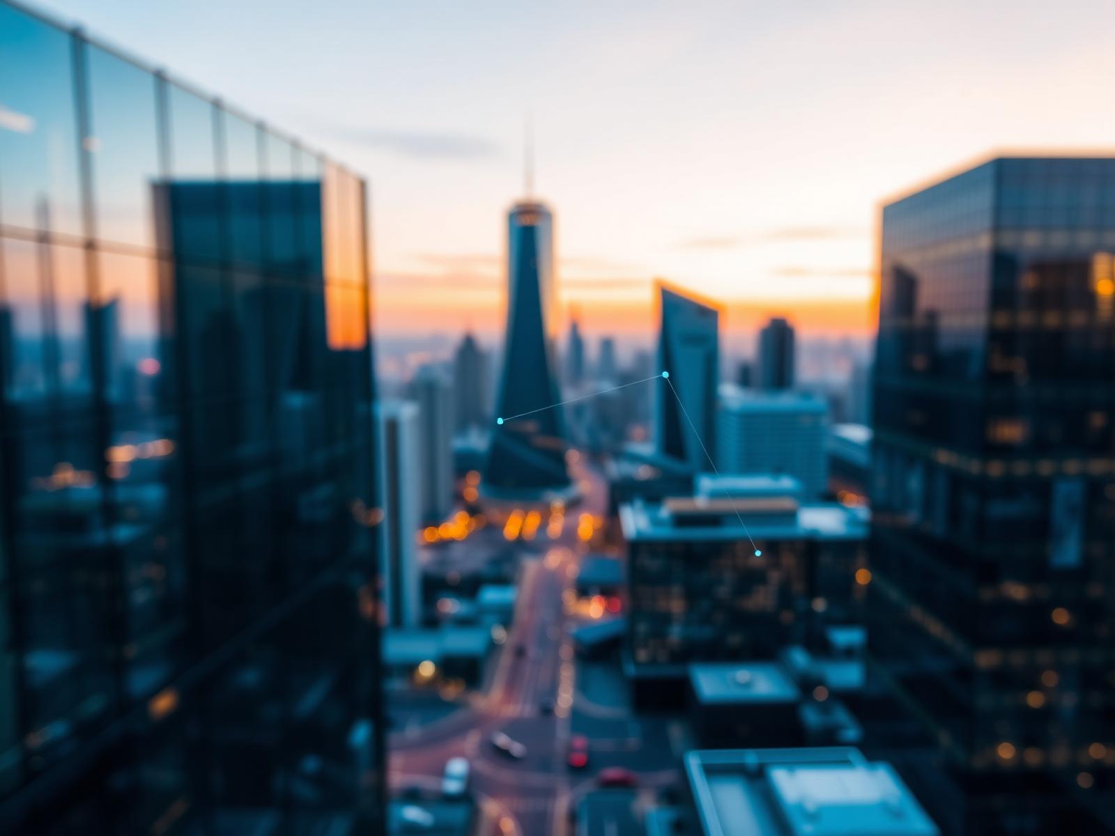 European city skyline representing investment flow